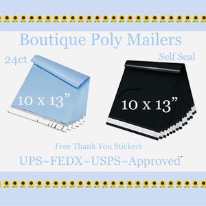 24ct  10x13” Poly Mailer Bag Bundle🌻🆕🌻
⭐️BONUS⭐️24ct  Free Thank You Stickers